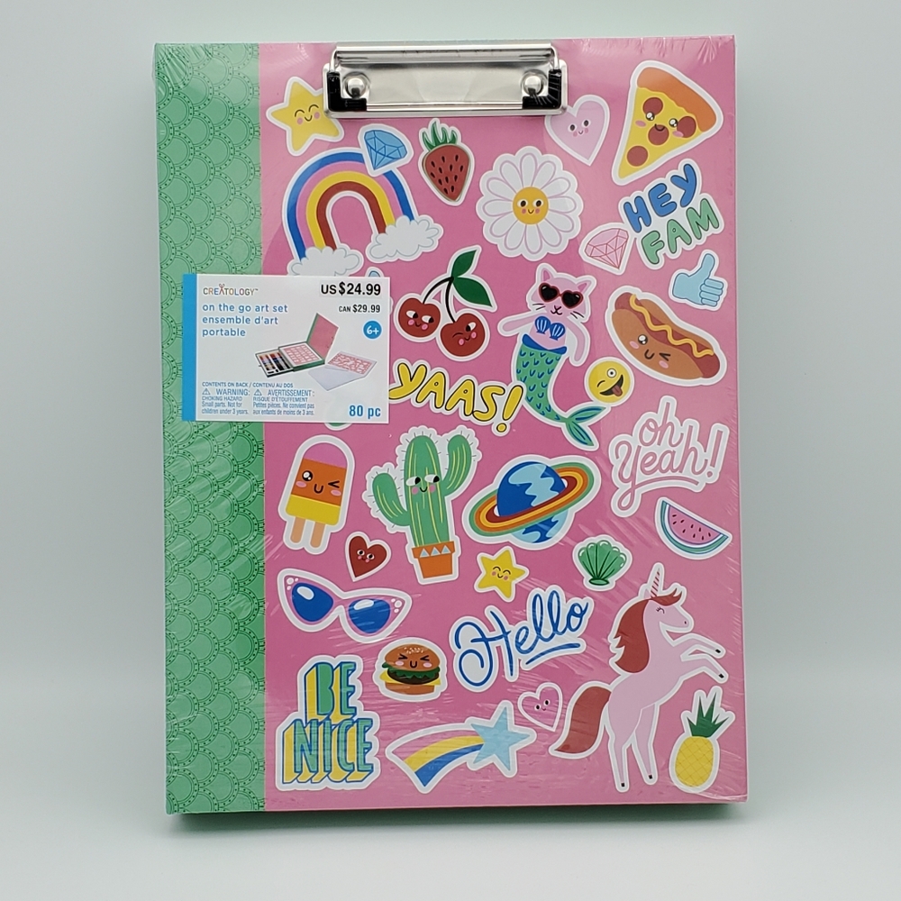 On The Go Art Set - 80pc